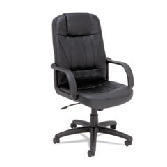 Alera Sparis Executive High-Back Swivel/Tilt Bonded Leather Chair, Supports Up to 275 lb, 18.11