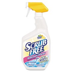 Scrub Free Soap Scum Remover, Lemon, 32 oz Spray Bottle, 8/Carton