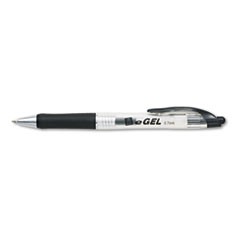 eGEL Gel Pen, Retractable, Medium 0.7 mm, Black Ink, Black Barrel