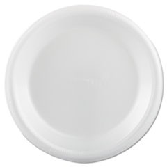 Foam Dinnerware, Plate, 9", White, 25/Pack, 20 Packs/Carton