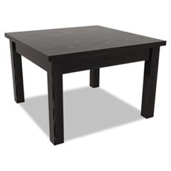 Alera Valencia Series Occasional Table, Rectangle,23-5/8w x 20d x 20-3/8h, Black