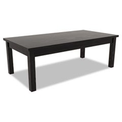 Alera Valencia Series Occasional Table, Rectangle, 47 1/4w x 19 1/8d x 16 3/8h, Black