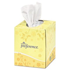 Preference Cube Box Facial Tissue, 2-Ply, White, 7 21/32x8 27/32, 100/Box, 36/CT