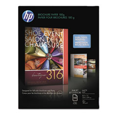 HP Matte Inkjet Brochure Paper - White