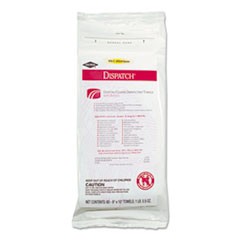 Dispatch Cleaner Disinfectant Towels with Bleach, 9 x 10, 60/Pack, 12 Pks/Carton