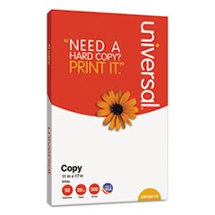 Copy Paper, 92 Bright, 20 lb, 11 x 17, White, 500 Sheets/Ream, 5 Reams/Carton