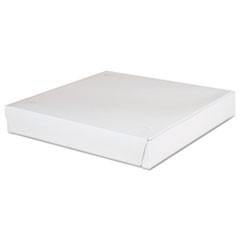 Lock-Corner Pizza Boxes, 12 x 12 x 1.88, White, 100/Carton