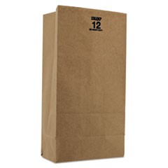 #12 Paper Grocery, 60lb Kraft, Extra Heavy-Duty 7 1/16x4 1/2 x12 3/4, 1,000 bags