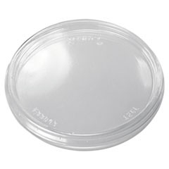 Non-Vented Cup Lids. Fits 10 oz to 14 oz Foam Cups, 6 oz to 8 oz Food Containers, 6 oz Bowls; Clear, 1,000/Carton