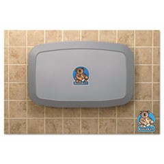 Horizontal Baby Changing Station, Gray