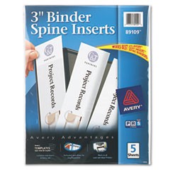 Binder Spine Inserts