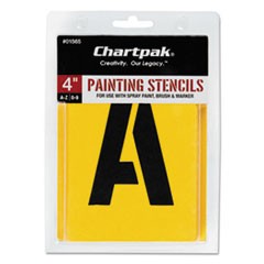 Painting Stencil Set, A-Z Set/0-9, Manila, 35/Set