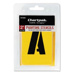 Chartpak Painting Letters/Numbers Stencils