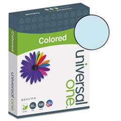 Deluxe Colored Paper, 20lb, 8.5 x 11, Blue, 500/Ream