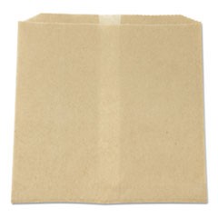 Waxed Napkin Liners for Most Swing-Top Type Receptacles , 8.5" x 7" x 8", Brown, 500/Carton