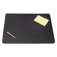 Sagamore Desk Pad w/Decorative Stitching, 36 x 20, Black