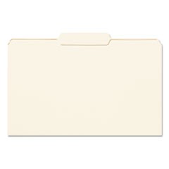 Manila File Folders, 1/3-Cut Tabs, Center Position, Legal Size, 100/Box