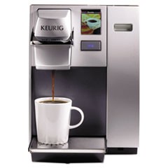 OfficePRO K155 Premier Brewing System, Single-Cup, Silver