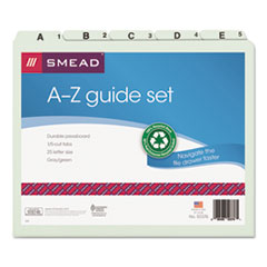 Smead 1/5 Tab Cut Letter Recycled Top Tab File Folder