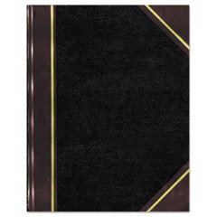 Texthide Notebook, Black/Burgundy, 500 Pages, 14 1/4 x 8 3/4