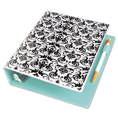 Durable Mini Size Non-View Fashion Binder with Round Rings, 3 Rings, 1