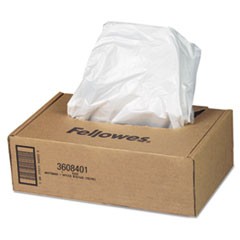 Shredder Waste Bags, 16 to 20 gal Capacity, 50/Carton