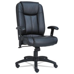 Alera CC Series Executive High-Back Bonded Leather Chair, Supports Up to 275 lb, 19.29