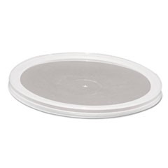 Over-Cap-Style Deli Container Lids, Clear, 50/Pack, 10 Pack/Carton