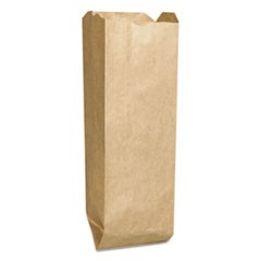 Quart Paper Liquor Bag, 35lb Kraft, Standard 4 1/4 x 2 1/2 x 16, 2000 bags