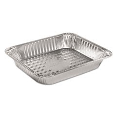 Aluminum Steam Table Pans, Half-Size Medium, 2.19" Deep, 10.38 x 12.75, 100/Carton