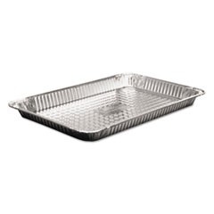 Aluminum Steam Table Pans, Full-Size Shallow, 1.63" Deep, 12.19 x 20.75, 50/Carton