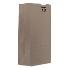 #10 Paper Grocery Bag, 35lb White, Standard 6 5/16 x 4 3/16 x 12 3/8, 2000 bags