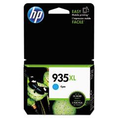 HP 935XL, (C2P24AN) High-Yield Cyan Original Ink Cartridge