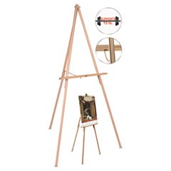 Oak Display Tripod Easel, 60