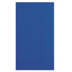 Dinner Napkins, 2-Ply, 15 x 17, Navy Blue, 1000/Carton