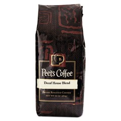 Bulk Coffee, House Blend, Decaf, Ground, 1 lb Bag