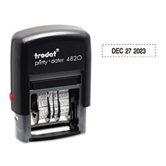 Economy Date Stamp, Self-Inking, 1.63