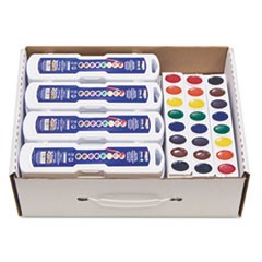 Professional Watercolor Master Pack: 24 Eight-Color Palette Sets and 12 Eight-Color Refill Strips, Assorted Colors