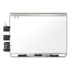 Prestige 2 DuraMax Magnetic Porcelain, 96 x 48, White Surface, Silver Aluminum/Plastic Frame