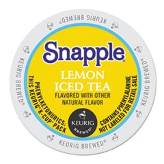 Flavored Iced Tea K-Cups, Lemon, 22/Box