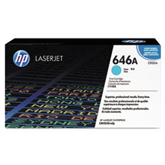 HP 646A, (CF031A) Cyan Original LaserJet Toner Cartridge