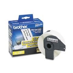 Brother Standard Address White Die-Cut Paper Label (400 Labels/Pkg)