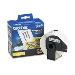 Brother Large Address Die-Cut Paper Label (400 Labels/Pkg)