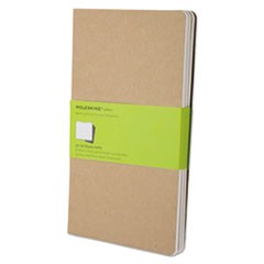 Cahier Journal, Plain, 8 1/4 x 5, Kraft Brown Cover, 80 Sheets