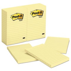 Original Pads in Canary Yellow, Lined, 4 x 6, 100-Sheet, 12/Pack