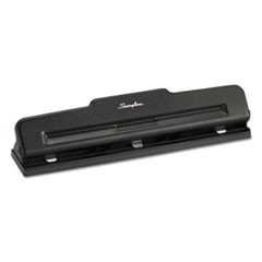 10-Sheet Desktop Two-to-Three-Hole Adjustable Punch, 9/32