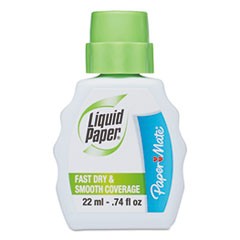 Fast Dry Correction Fluid, 22 ml Bottle, White, 1/Dozen