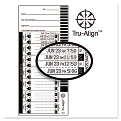 Time Card for Lathem Model 1600E