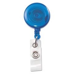 Translucent Retractable ID Card Reel, 34