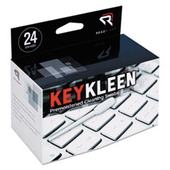 KeyKleen Premoistened Cleaning Swabs, 24/Box